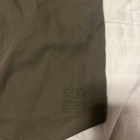 All-Son Military style long sleeve button down large shirt - Picture 6 of 9